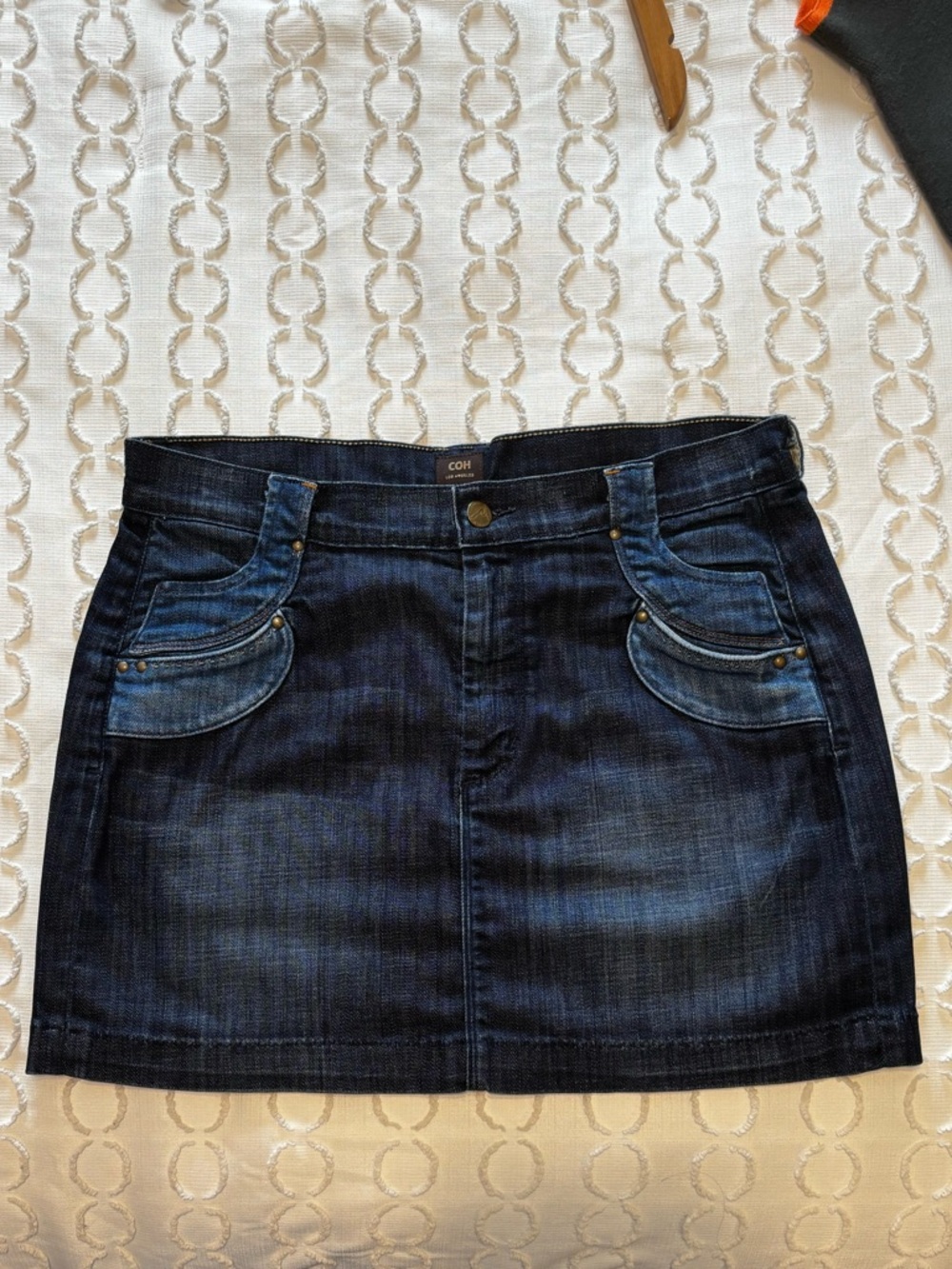 Citizens of Humanity Vintage Y2K Patchwork Denim Mini Skirt size 9